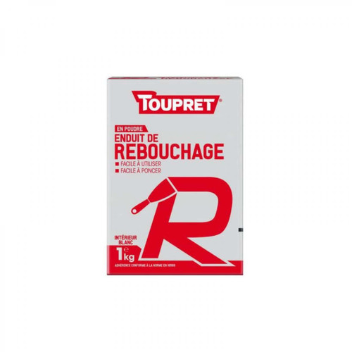 Toupret - Poudre à Reboucher TOUPRET 1Kg - BCEREB01 Toupret - Mastic, silicone, joint Toupret