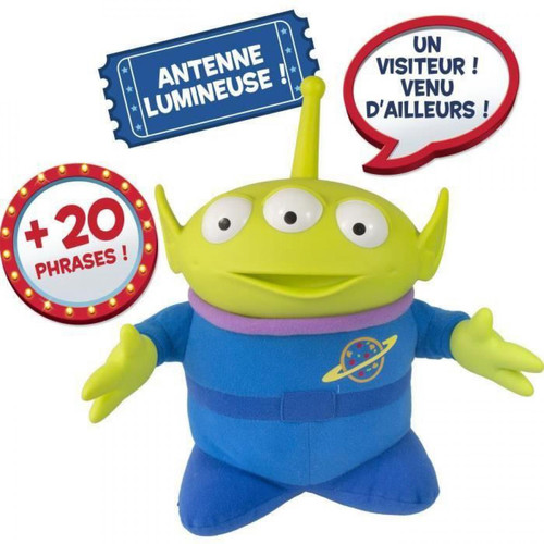 Lansay - TOY STORY 4 - ALIEN ELECTONIQUE Lansay  - Peluches interactives Lansay