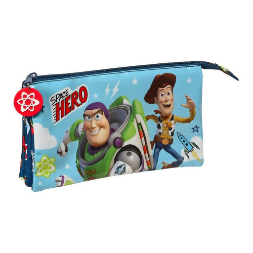 Toy Story - Trousse d'écolier Toy Story Space Hero Blue marine Vert clair (22 x 12 x 3 cm) Toy Story  - Toy Story