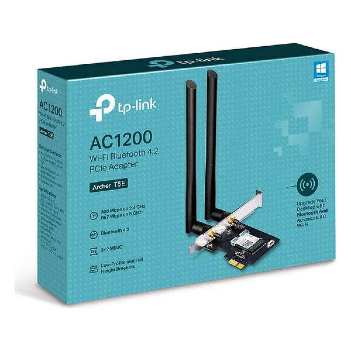 TP-LINK Adaptateur TP-Link Bluetooth AC1200 Archer T5E Wi-Fi PCIe