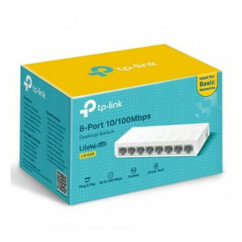 TP-LINK - TP-Link LiteWave LS1008 - Switch de bureau 8 ports 10/100 Mbps - UNILABS