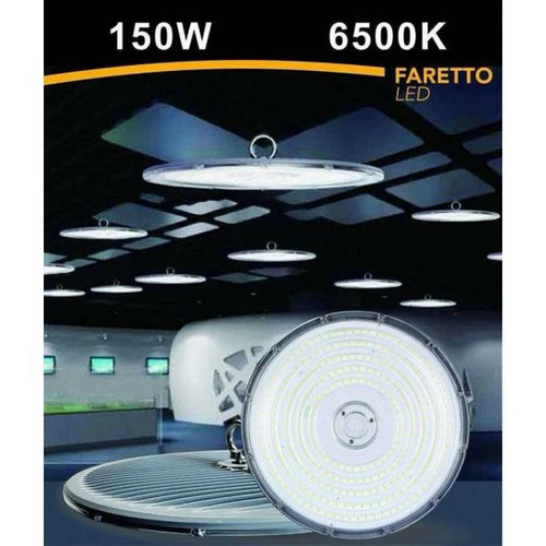 Tradex - INDUSTRIAL LED SPOTLIGHT 150W UFO REFLECTOR LAMP IP65 COLD LIGHT HE02-150W Tradex  - Spot, projecteur