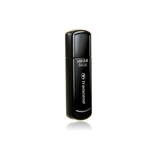Transcend - JetFlash 350 Clé USB 64Go 65Mo/s USB 2.0 Type-A Noir Transcend  - Clés USB Transcend