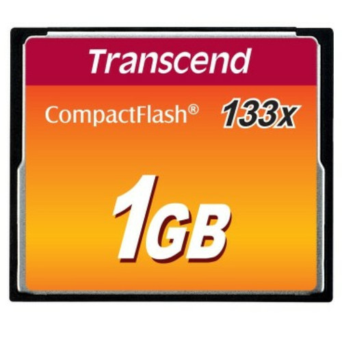 Transcend - Transcend 1 GB CF 133x 1 Go CompactFlash MLC Transcend  - Carte mémoire 1 go