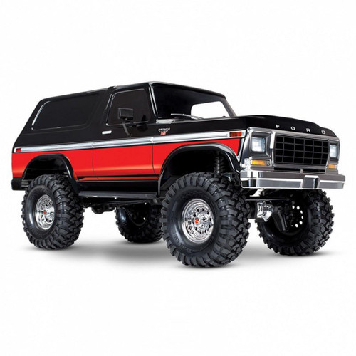 Traxxas - Crawler RC Ford Bronco Rouge 4x4 TRX-4 - Traxxas 82046-4-RED Traxxas  - Voitures RC