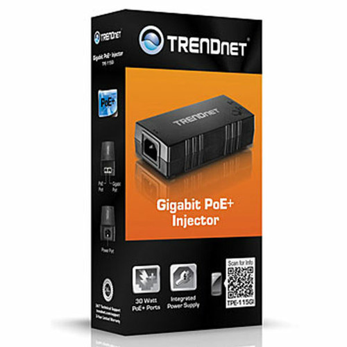Trendnet - Injecteur PoE Trendnet TPE-115GI      Noir Trendnet  - Trendnet