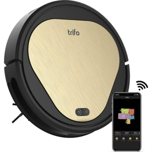 TRIFO - Ollie-S Aspirateur Robot Détection de Tapis Station de Charge Sans Sac Noir TRIFO   - TRIFO