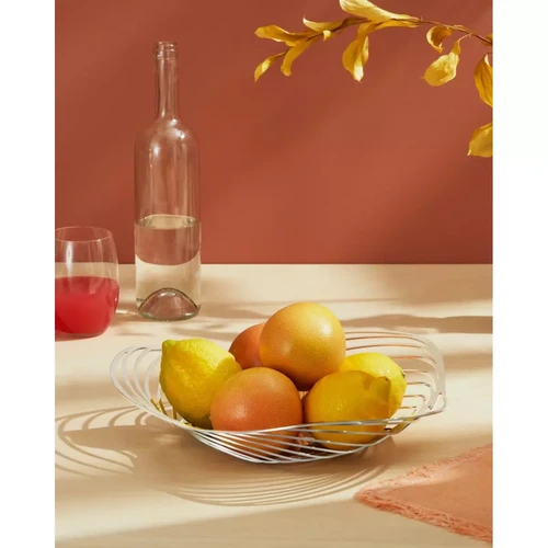 Alessi - Porte-fruits en acier inoxydable 18/10 brillant. - Accessoires et meubles de cuisine Design