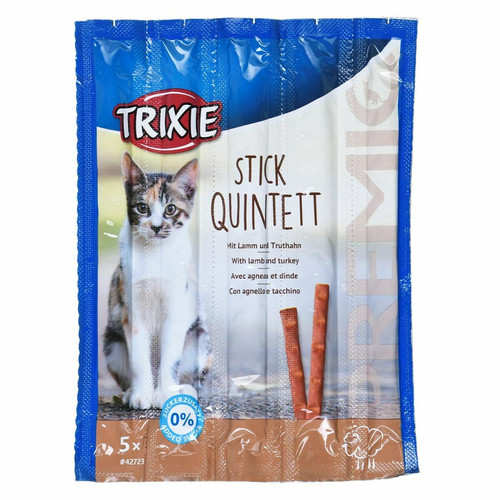 Trixie - Collation pour Chat Trixie   5 x 5 g Saumon Dinde Agneau Foie Oiseaux Trixie  - Bonnes affaires Friandise pour chat