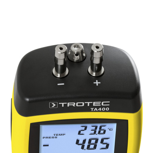 Trotec TROTEC Anémomètre à tube de Pitot TA400 avec certificat de calibrage, mesureur du vent
