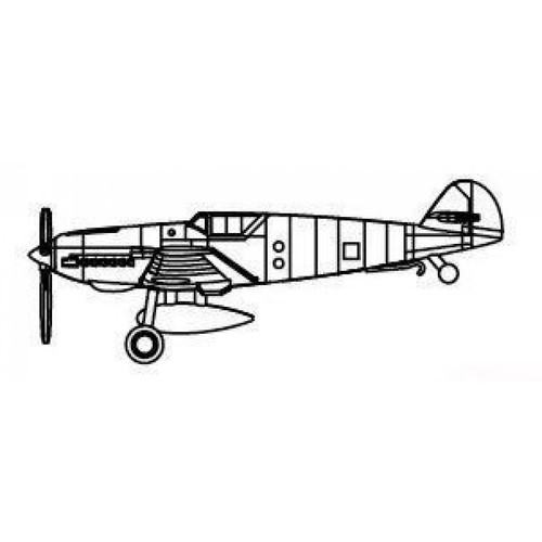 Trumpeter - BF109T - 1:350e - Trumpeter Trumpeter - Jeux & Jouets Trumpeter