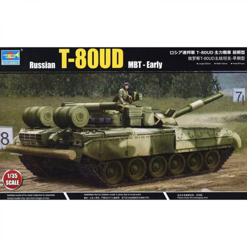 Trumpeter - Maquette Char Russian T-80ud Mbt - Early Trumpeter  - Trumpeter