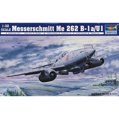 Trumpeter - Trumpeter 1/32 Messerschmitt Me262B1a U1 Chasseur de Nuit Allemand Trumpeter - Jeux & Jouets Trumpeter