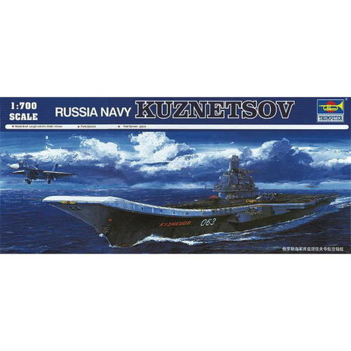 Trumpeter - Russischer Flugzeugträger Kuznetsov - 1:700e - Trumpeter Trumpeter - Cadeau pour bébé - 1 an Jeux & Jouets