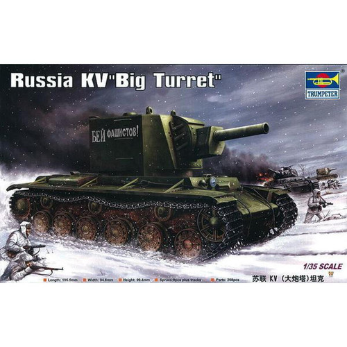 Trumpeter - Russischer KV ''Big Turret'' - 1:35e - Trumpeter Trumpeter  - Trumpeter
