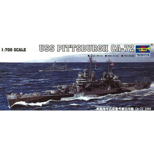 Trumpeter - USS Pittsburgh CA-72 1944 - 1:700e - Trumpeter Trumpeter  - Trumpeter
