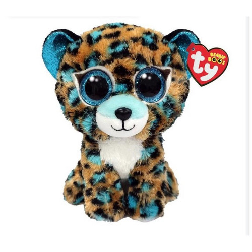 Animaux Ty Beanie Boos Small Cobalt le leopard