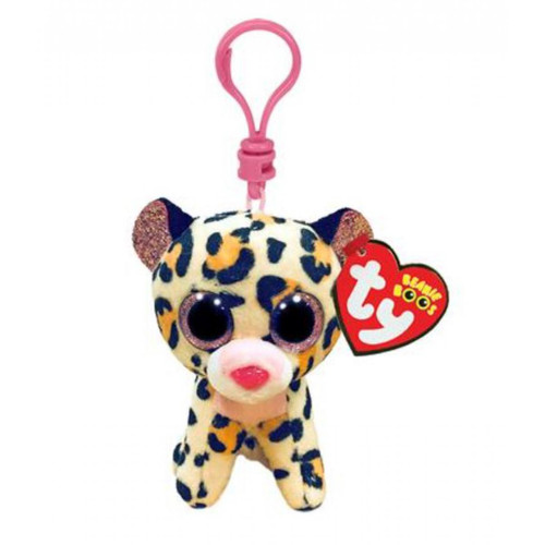 Ty - Ty Beanie Boos Clip Livvie Le Leopard Ty  - Peluches Ty
