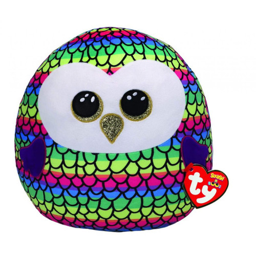Ty - Ty Squish a boos Small Owen Le Hibou Ty  - Peluches Ty