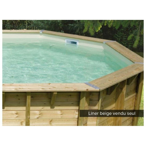 Liner et tapis de sol piscine Ubbink Liner seul Beige pour piscine bois Azura 7,50 x 4,00 x 1,30 m - Ubbink