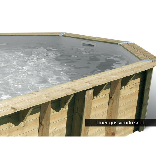 Ubbink - Liner seul Gris pour piscine bois Océa 5,50 x 3,55 x 1,20 m - Ubbink Ubbink  - Liner et tapis de sol piscine