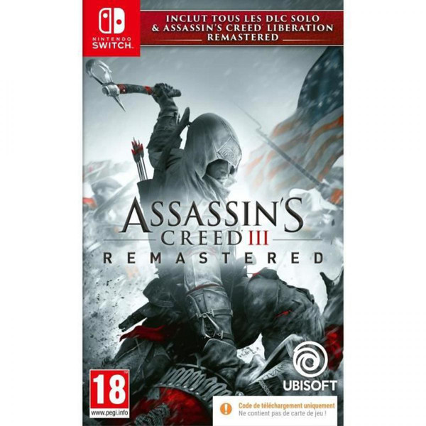 Jeux Switch Ubisoft Assassin's Creed 3 + Assassin's Creed Liberation Remaster (Code dans la boite) Jeu Switch