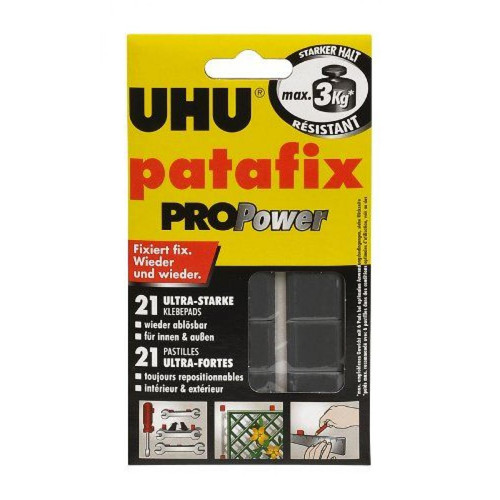 Uhu - UHU Pâte à fixer patafix PROPower Repositionnable Noir Uhu  - Colle & adhésif
