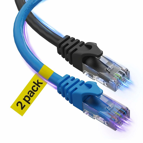 Ultra - Ultra Clarity Cables Cable Ethernet Cat6 Cable RJ45 Haute Vitesse 10 Gbps Compatible avec Modem, PC, Commutateurs, Ultra - Câble Ethernet Câble et Connectique
