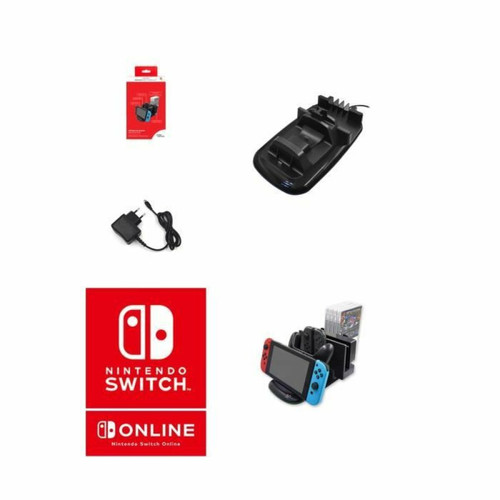 Under Control - STATION DE CHARGE SWITCH NINTENDO Station de charge 4-1 et chargeur secteur USB-C Under Control  - Accessoire Switch Under Control