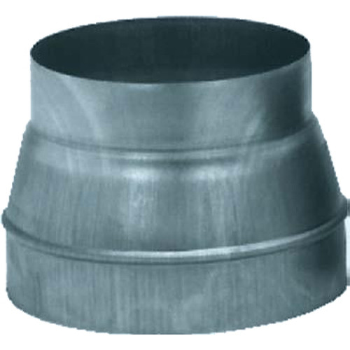 Unelvent - reduction conduit conique galvanisé diamètre 125/80mm Unelvent  - Plomberie