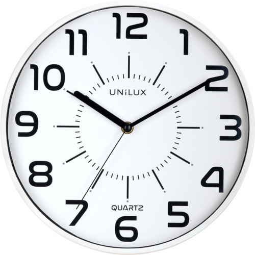 Unilux - UNiLUX Horloge à quartz 'POP', diamètre: 300 mm, blanc () Unilux  - Télérupteurs, minuteries et horloges