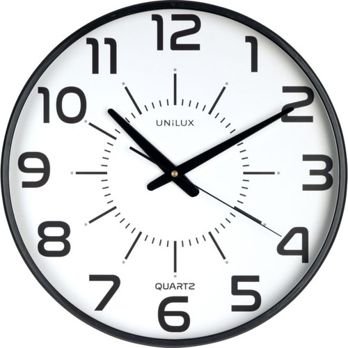 Unilux - UNiLUX Horloge murale à quartz 'MAXI POP', diamètre: 400 mm () Unilux  - Télérupteurs, minuteries et horloges