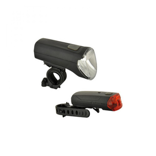 Unitec - FISCHER Kit d'éclairage LED pour vélo 70/30/18 Lux () Unitec  - Vélos d'appartement et biking