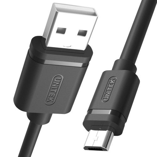 Unitek - USB-A - microUSB 1,5 m Noir (Y-C434GBK) Unitek  - Câble et Connectique