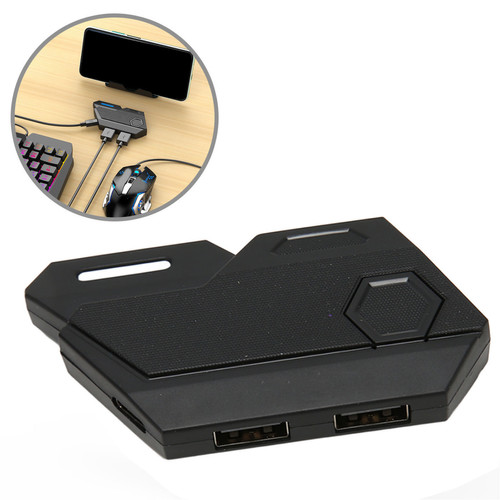 Accessoires Jeux PC Universal Adaptateur convertisseur clavier et souris pour PS3, PS4, PS5, XBox 360, Xbox ONE, Xbox Series X S, Switch