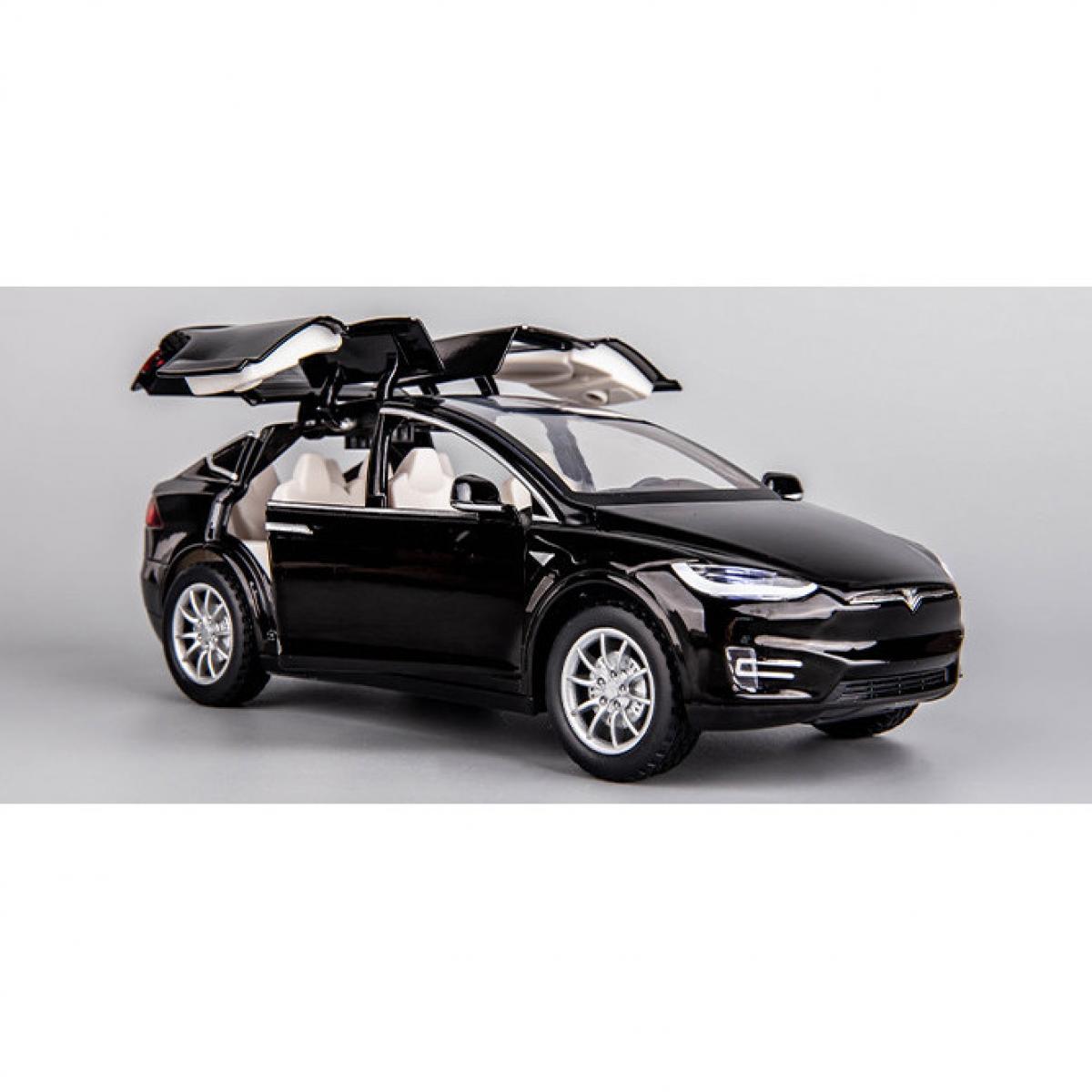 1:24 Tesla modèle Y modèle 3 charge Pile alliage moulé sous pression jouet  modèle de voiture son et lumière jouet pour enfants à collectionner cadeau
