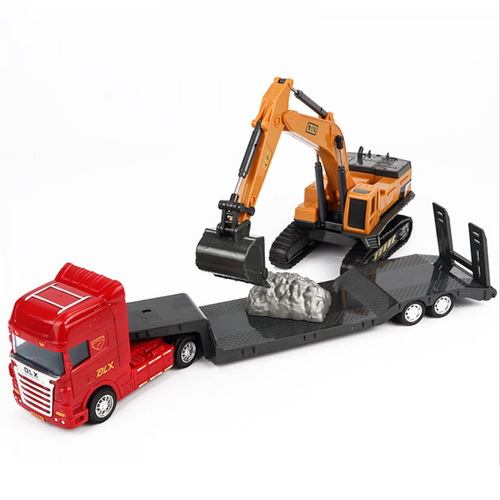 Universal - 1: 43 Nouveau pull back alliage super camion jouet voiture simulation transporteur modèle voiture amusant jouet pour enfants vêtements pour enfants |(Jaune) Universal  - Voitures