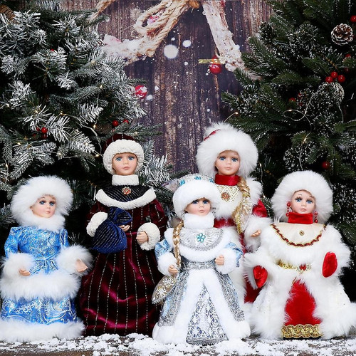Universal 1 PCS Santa Doll Singing and Dancing Christmas Decorations