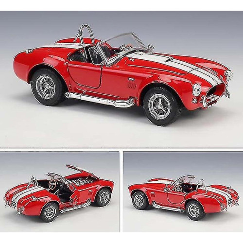 Voitures Universal 1:24 427 Classic Car Static Die Die Cast Model Model Model Toys Toys Gifts Toy Véhicules (rouge)