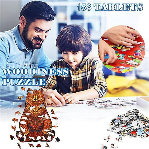 Universal - 158 pièces puzzle motif ours en bois Universal  - Puzzles