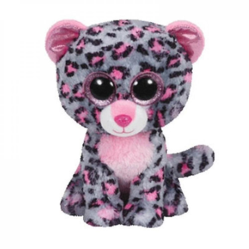 Universal - 15cm fourré peluche poupée léopard rose oreilles collection paillettes yeux rose jouet doux fille Universal  - Peluche leopard