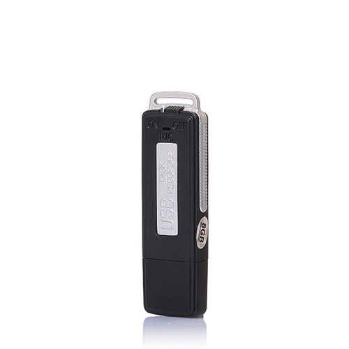 Enregistreur audio numérique 16 Go rechargeable mini clé USB magnétophone 70 heures magnétophone numérique portable | Magnétophone numérique