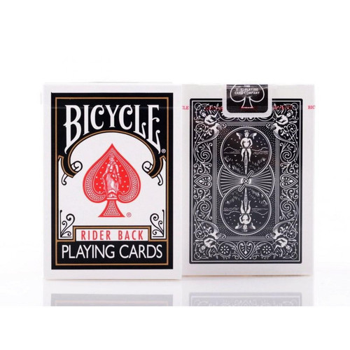 Universal - 1PCS Bike Classic Black Deck Magic Card Poker Poker Fermer Magicien professionnel Freeboat Stage Trucs magiques | Trucs magiques(Le noir) Universal  - Ferme jeux