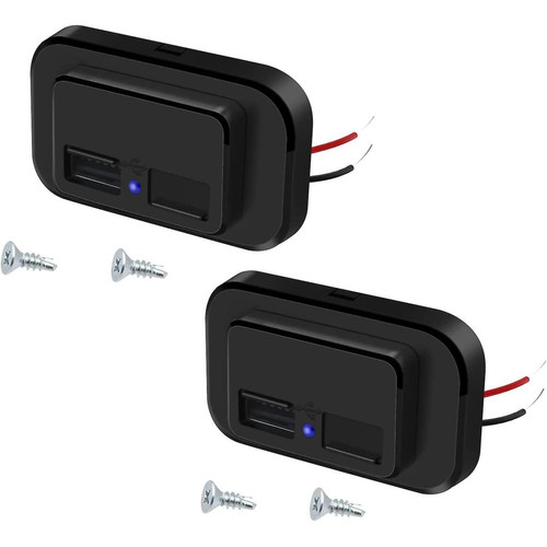 Generic - Chargeur de voiture, adaptateur allume-cigare USB multiple, avec  3 ports USB (noir) - Câble antenne - Rue du Commerce