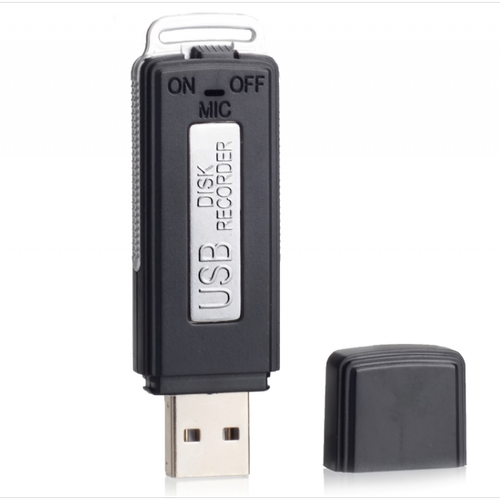 Universal - 2 sur 1 mini stylo USB 32 Go Porte-clés magnétoscope audio numérique 384 Kbps Enregistrement en un clic 70 heures Enregistrement noir | Magnétophone numérique(Le noir) Universal  - Son audio