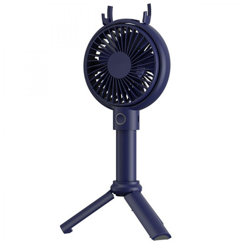 Universal - 2 x 1 mini ventilateur de bureau portatif USB 40 degrés de rotation 3 vitesses support mobile créatif ventilateur de refroidissement | Ventilateur Universal  - ventilateur climatiseur Ventilateur