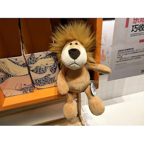 Doudous Universal 25 cm vente chaude mignon dessin animé forêt animaux lion doigts souples peluche cadeau enfant (marron