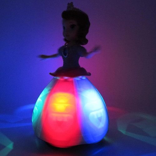 Doudous 25cmx13cm princesse électrique belle poupée avec chant/danse/musique tournante jouets fonctionnels pour les filles bébé cadeau de Noël | Electronic Pet