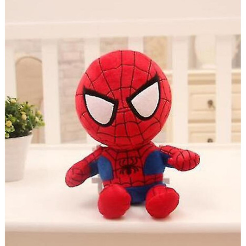 Universal - 27cm homme spiderman peluche film poupée avengers douce remplissage héros capitaine america fer cadeau de noël Universal  - Spiderman Jeux & Jouets