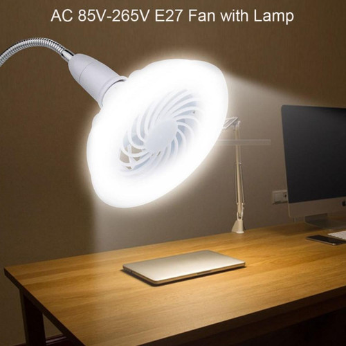 Universal - 2in1 AC 85V-265V E27 12W LED Lampe E27 Ventilateur de plafond Ampoule LED pour les fans du marché de nuit et ainsi de suite Universal  - Ventilateur